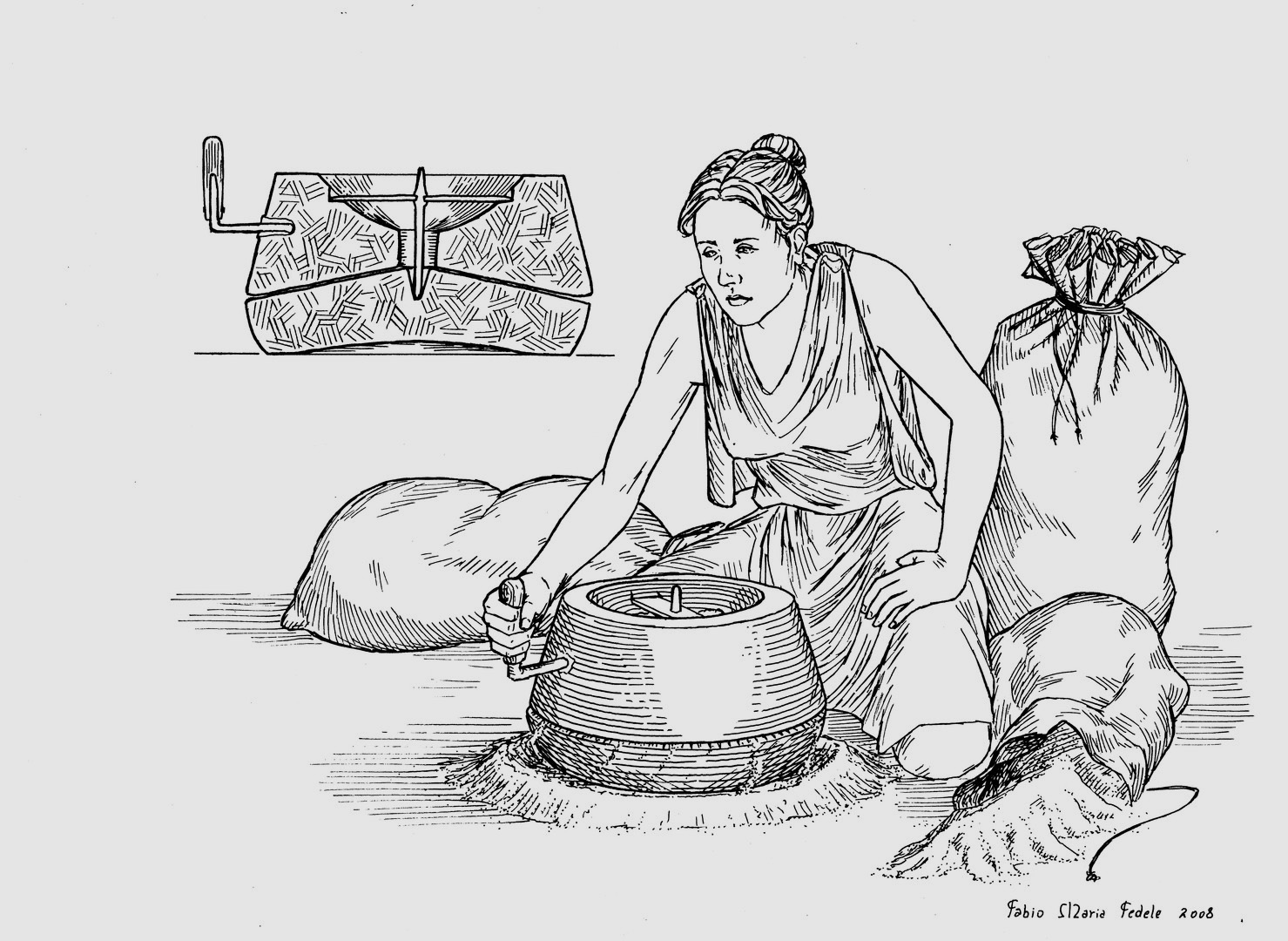 L’utilizzo della macina